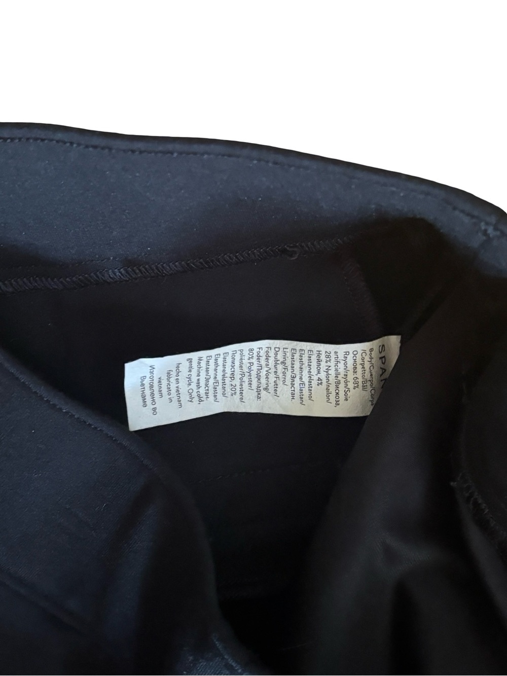 Spanx The Perfect Pant Kick Flare Black Size M - Picture 6 of 7